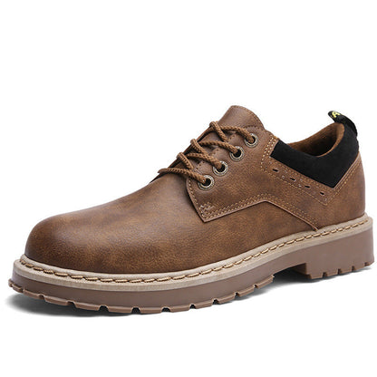 Men's Casual Tooling Shoes – Lace-Up Everyday Sneakers