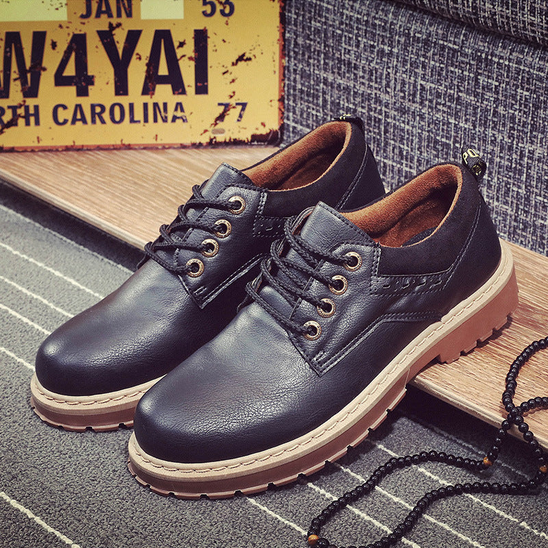 Men's Casual Tooling Shoes – Lace-Up Everyday Sneakers