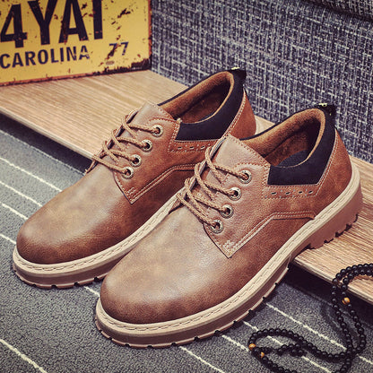Men's Casual Tooling Shoes – Lace-Up Everyday Sneakers