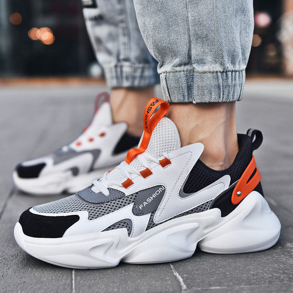 Men's All-Purpose Casual Sneakers – Lace-Up Outdoor Style