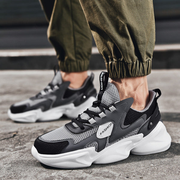 Men's beige all-purpose casual sneakers