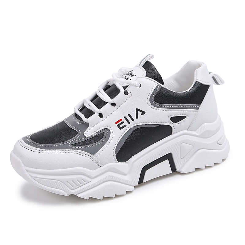 New Sneakers Women Breathable Mesh Casual Shoes Female Fashion Sneaker Lace Up High Leisure Women Vulcanize Shoe Platform