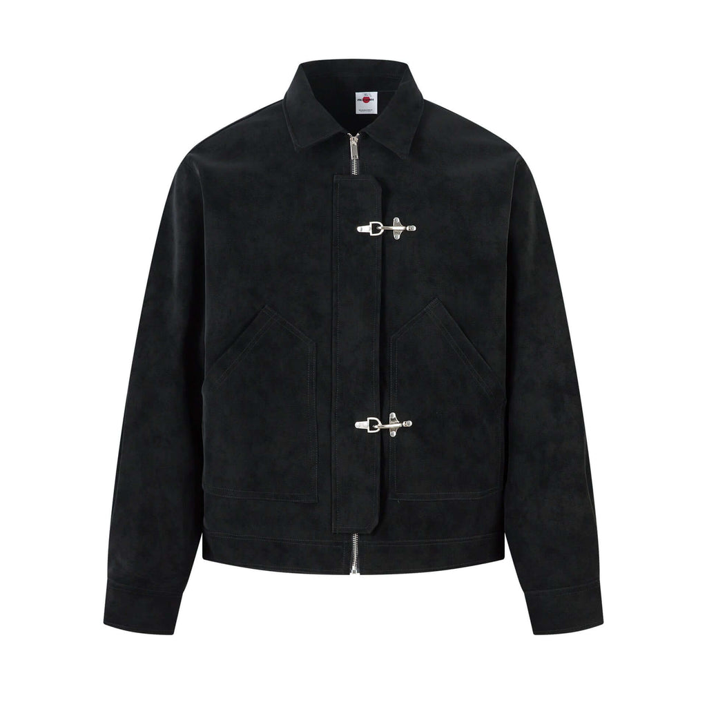 Leather jacket Harrington jacket for men