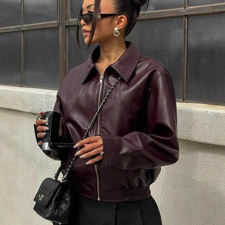Casual Suede Jacket for Women