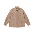 College Wind Long Sleeve Shirt for Men