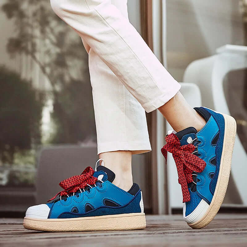 Sneakers for Women Luxury Designer Shoes High Quality Cow Suede Leopard Women Shoes Fashion Sexy Slim Platform Shoe Basket Femme