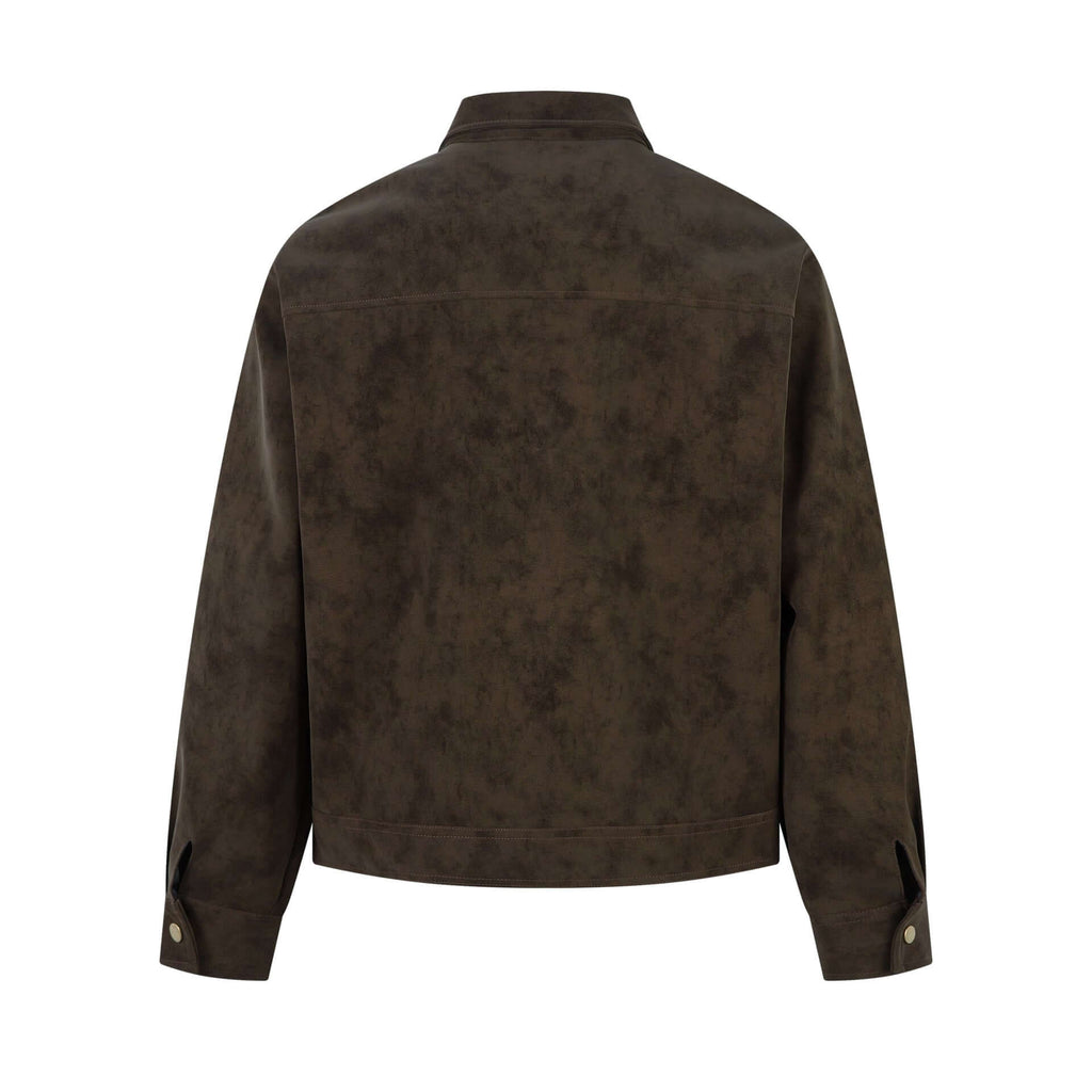 Leather jacket Harrington jacket for men