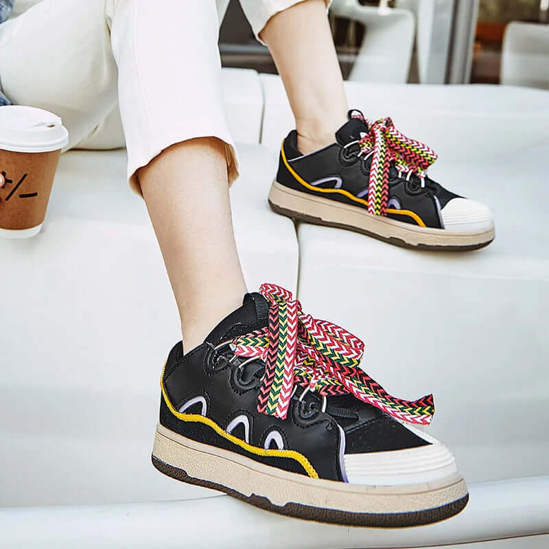 Sneakers for Women Luxury Designer Shoes High Quality Cow Suede Leopard Women Shoes Fashion Sexy Slim Platform Shoe Basket Femme