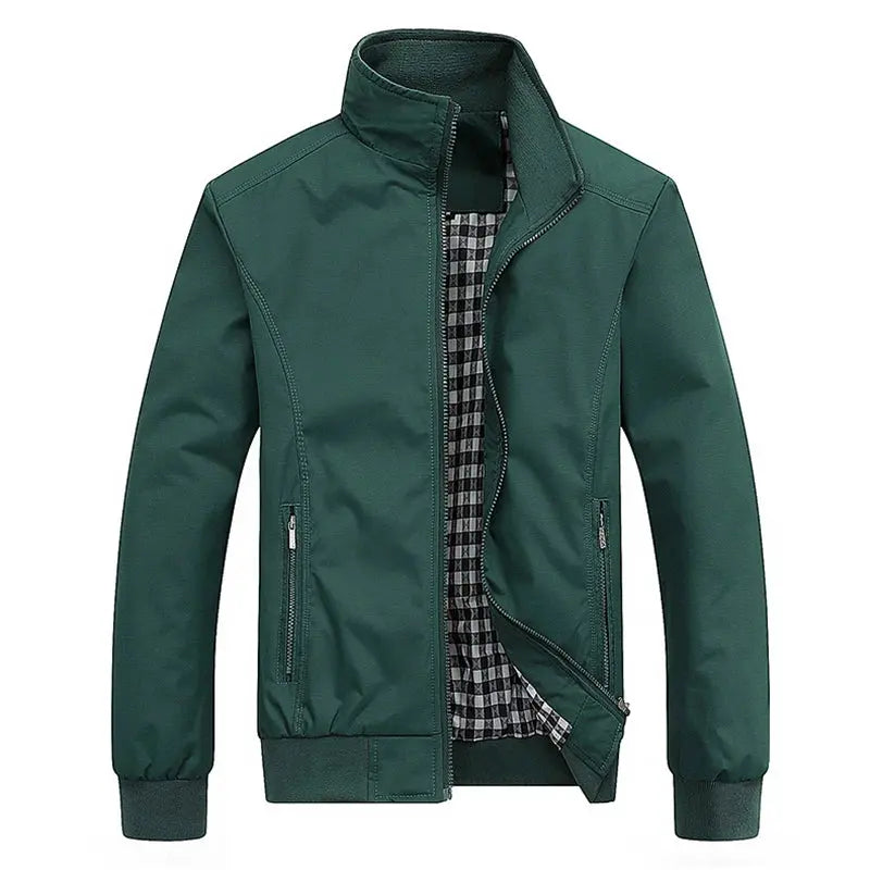 Suzynmom 2025 Spring Autumn Casual Solid Fashion Slim Bomber Jacket Men Overcoat New Arrival Baseball Jackets Men's Jacket M-6XL 8XL Top