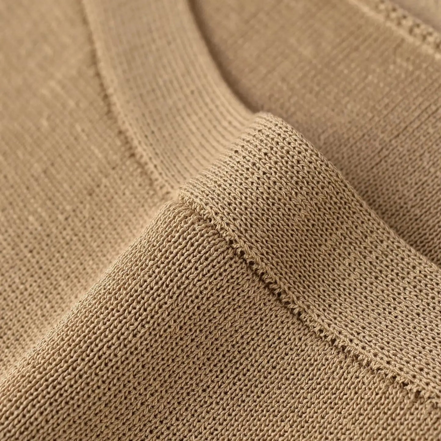 Zazevity Women's Slim Fit One - Neck Sweater in Khaki - SuzynmomSuzynmomSuzynmomZazevity Women's Slim Fit One - Neck Sweater in Khaki