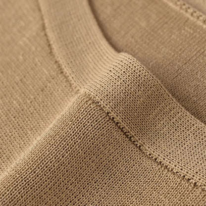 Zazevity Women's Slim Fit One - Neck Sweater in Khaki - SuzynmomSuzynmomSuzynmomZazevity Women's Slim Fit One - Neck Sweater in Khaki