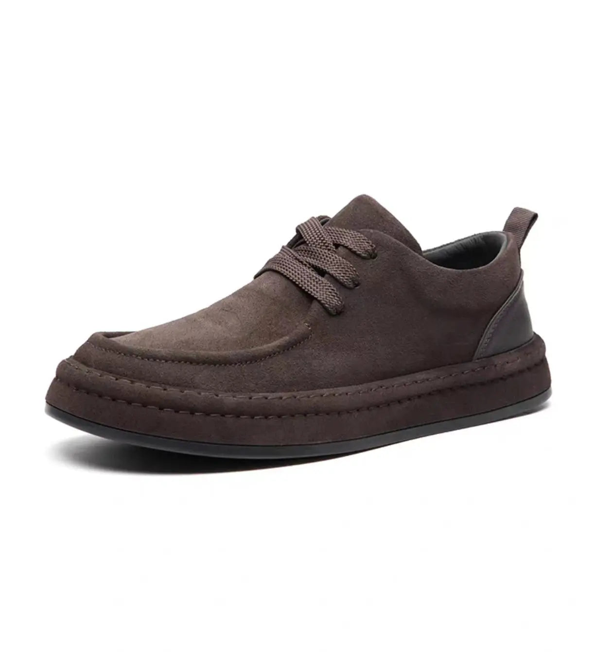 Suzynmom Men's Shoes Are Fashionable Brown Casual Shoes Made of Durable Suede Material Comfortable Walking Shoes Suitable for Daily Wear