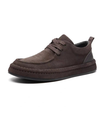 Suzynmom Men's Shoes Are Fashionable Brown Casual Shoes Made of Durable Suede Material Comfortable Walking Shoes Suitable for Daily Wear