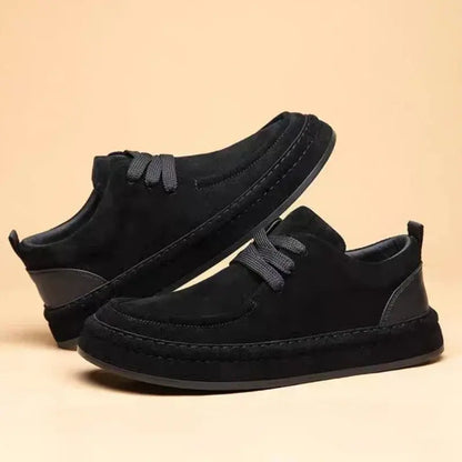 Suzynmom Men's Shoes Are Fashionable Brown Casual Shoes Made of Durable Suede Material Comfortable Walking Shoes Suitable for Daily Wear