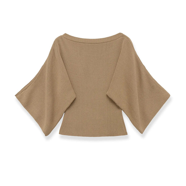 Zazevity Women's Slim Fit One - Neck Sweater in Khaki - SuzynmomSuzynmomSuzynmomZazevity Women's Slim Fit One - Neck Sweater in Khaki