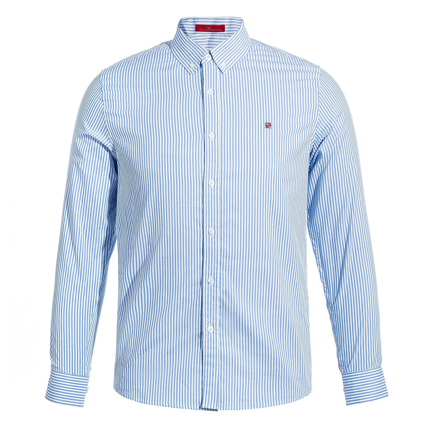 Suzynmom Men's Shirt Elegant Commuting Single Breasted Men's Shirt Business Thin Stripe Design Classic Casual Men's Long Sleeved Blouses
