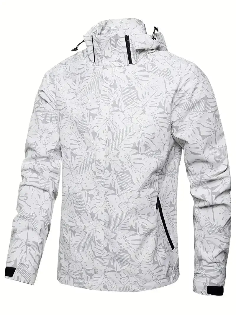 Suzynmom Man 2026 New Spring Autumn Leisure And Comfortable Outdoor Zipper Windbreaker Fashion Printed Windproof Jacket