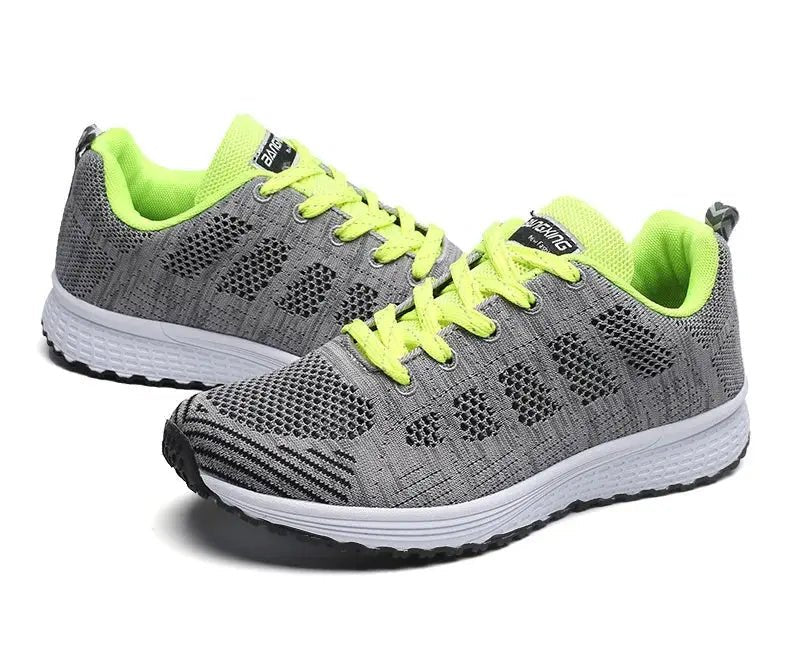 Women's Casual Breathable Mesh Walking Shoes LIZUXIE White Mixed Colors - SuzynmomSuzynmomSuzynmomWomen's Casual Breathable Mesh Walking Shoes LIZUXIE White Mixed Colors