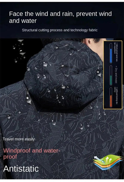 Man 2026 New Spring Autumn Outdoor Zipper Windbreaker Jacket - SuzynmomSuzynmomSuzynmomMan 2026 New Spring Autumn Outdoor Zipper Windbreaker Jacket