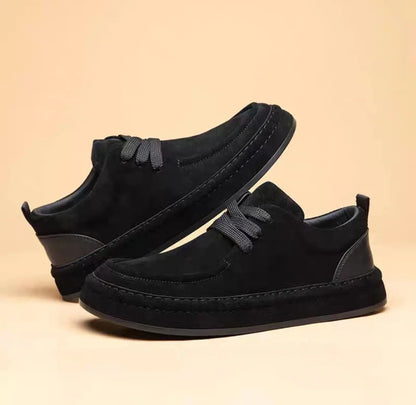 Suzynmom Men's Shoes Are Fashionable Brown Casual Shoes Made of Durable Suede Material Comfortable Walking Shoes Suitable for Daily Wear