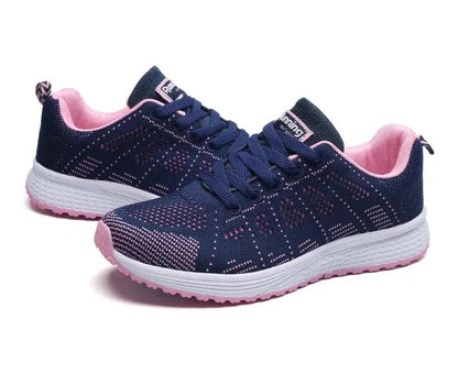 Women's Casual Breathable Mesh Walking Shoes LIZUXIE White Mixed Colors - SuzynmomSuzynmomSuzynmomWomen's Casual Breathable Mesh Walking Shoes LIZUXIE White Mixed Colors