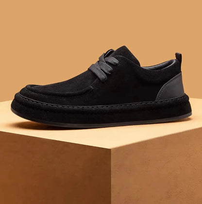 Suzynmom Men's Shoes Are Fashionable Brown Casual Shoes Made of Durable Suede Material Comfortable Walking Shoes Suitable for Daily Wear